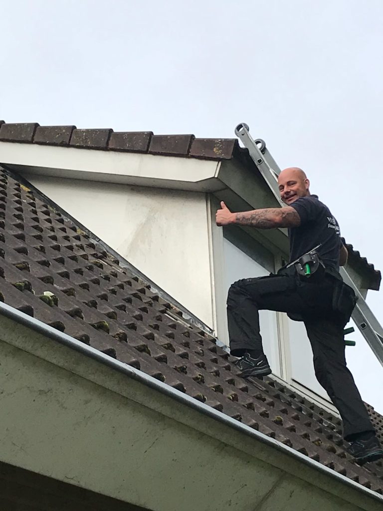 Schoonmaak zonnepanelen